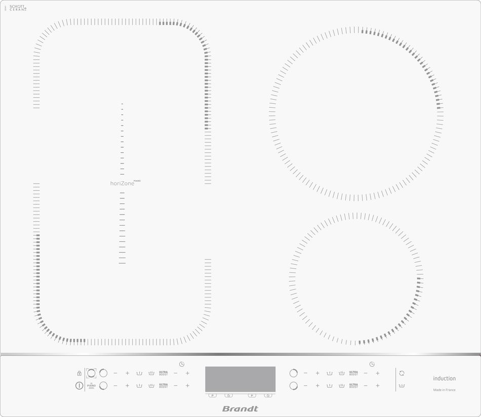 Индукционная варочная панель   Фабрика BRANDT BPI164HSW 