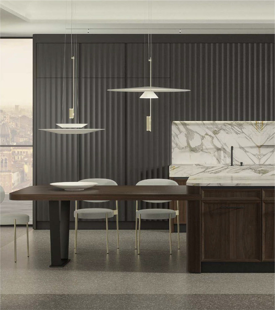 Кухня Фабрика CASTAGNA CUCINE DÉCO METAL & WOOD 