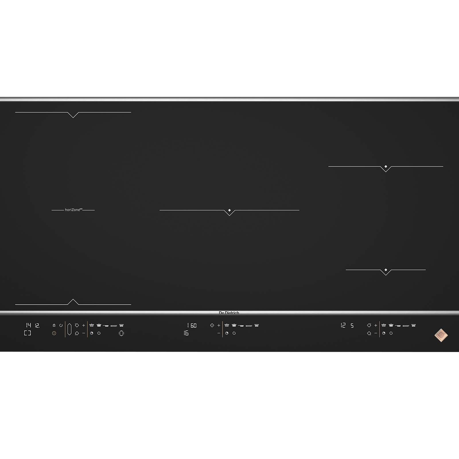 Индукционная варочная панель  с HORIZONE PLAY  Фабрика DE DIETRICH DPI7966XS 