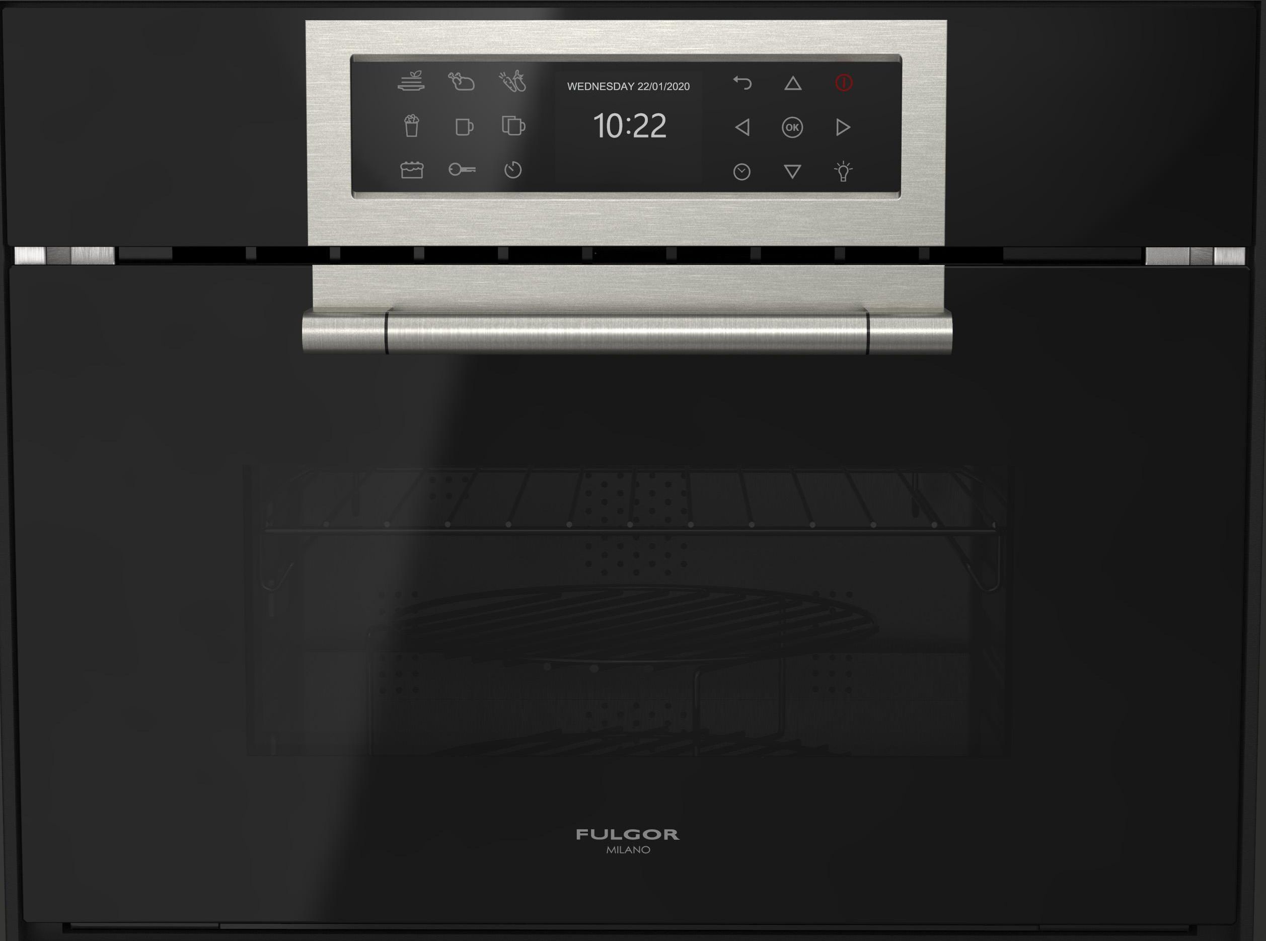 Микроволновая печь с грилем Фабрика FULGOR MILANO FCLGMO 4508 TEM BK 