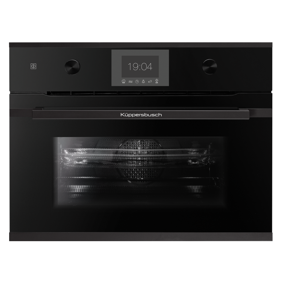Компактный духовой шкаф с микроволнами Black Velvet Фабрика KUPPERSBUSCH CBM 6350.0 S5 