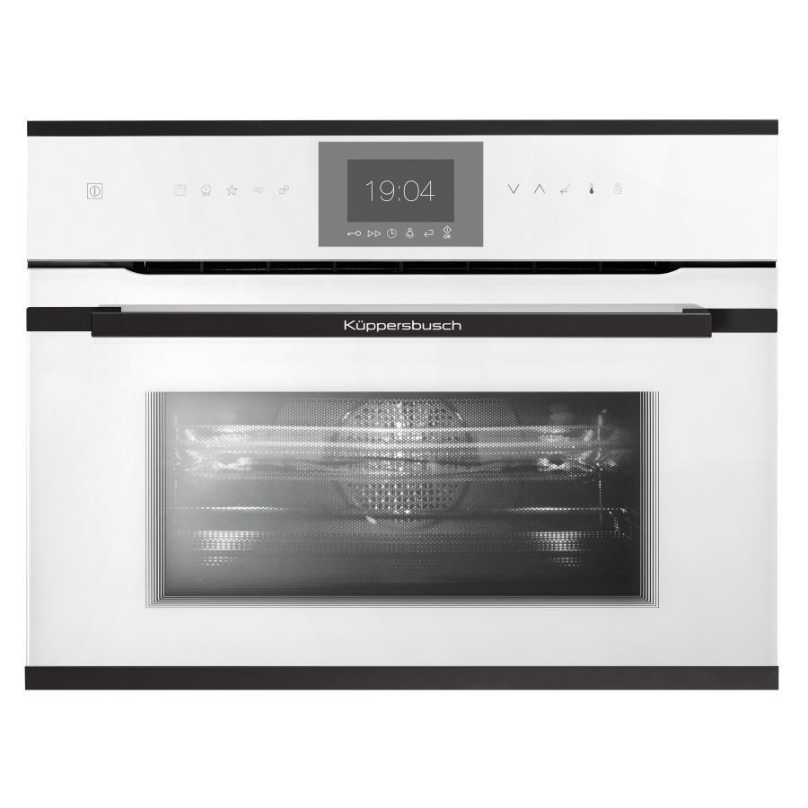 Компактный духовой шкаф с микроволнами Black Velvet Фабрика KUPPERSBUSCH CBM 6550.0 W5 