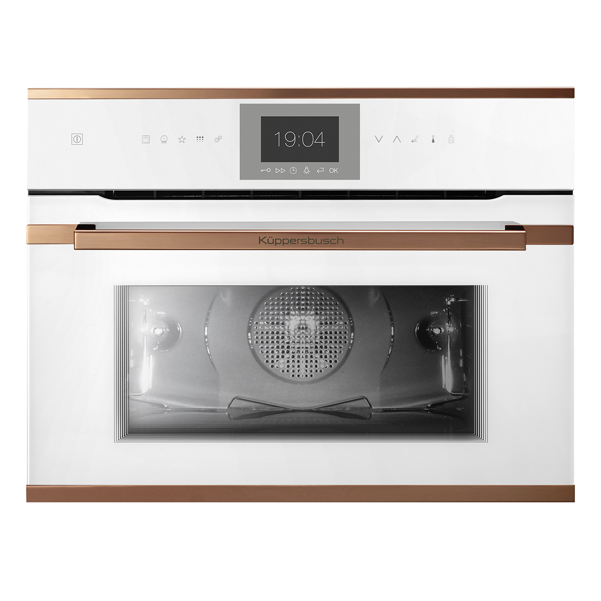 Компактный духовой шкаф с паром Copper Фабрика KUPPERSBUSCH CBD 6550.0 W7 