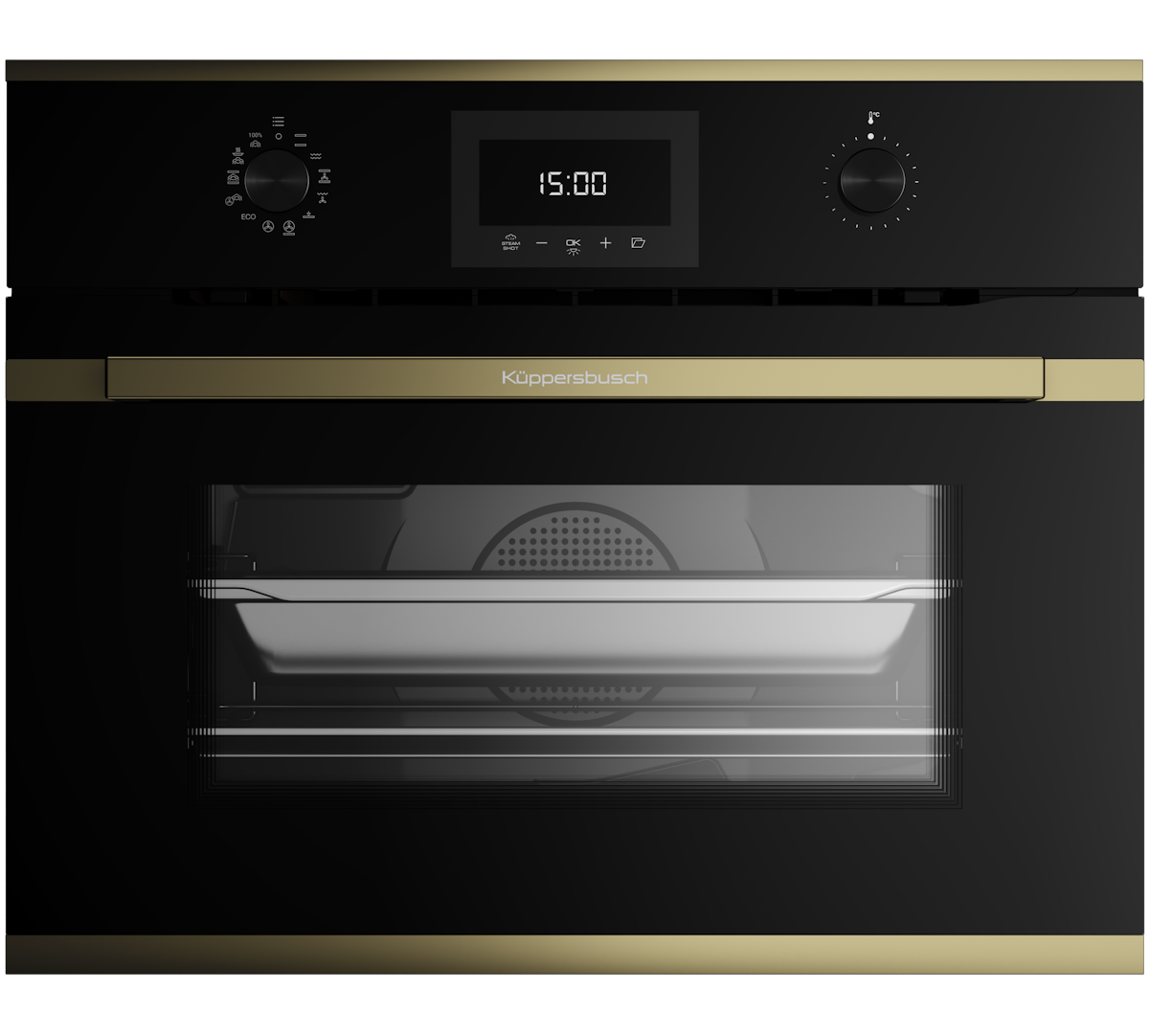 Компактный духовой шкаф с паром   Gold Фабрика KUPPERSBUSCH CBD 6340.0 S4 