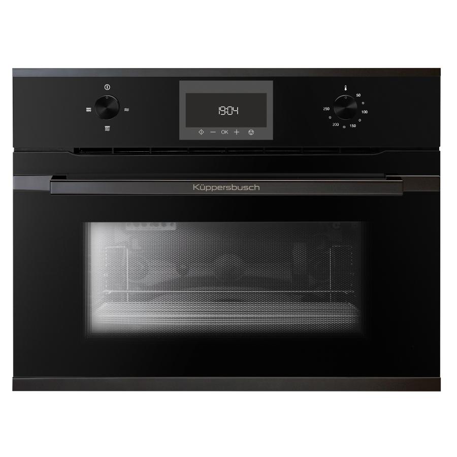 Встраиваемая микроволновая печь Black Chrome Фабрика KUPPERSBUSCH CM 6330.0 S2 