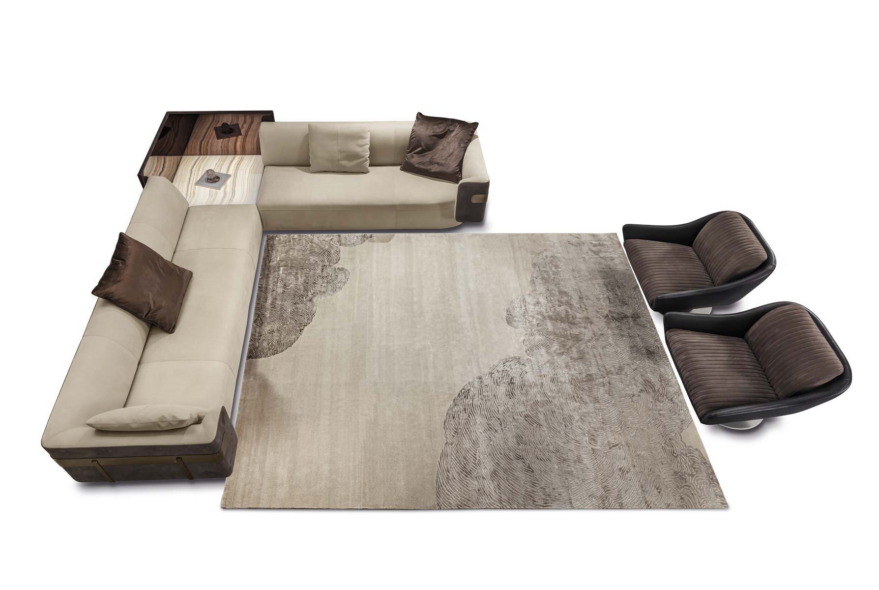 Ковер Фабрика LONGHI Clouds 