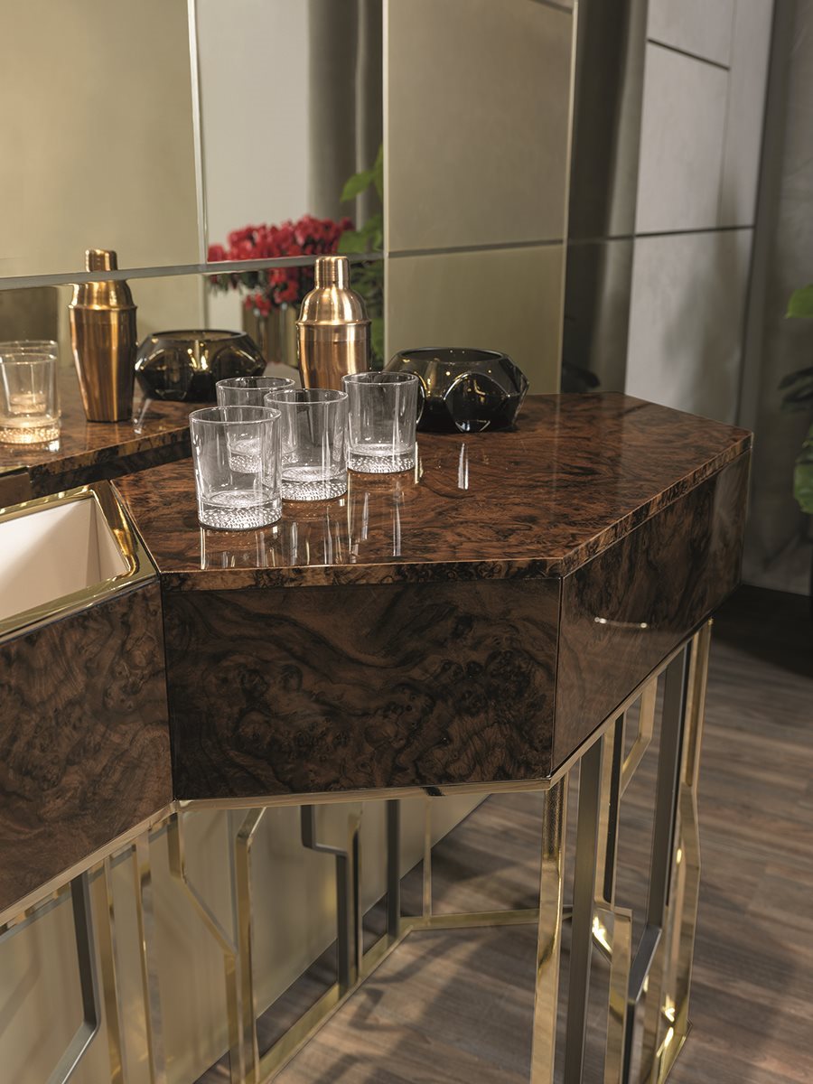 Консоль Фабрика LONGHI Ginza evo console 