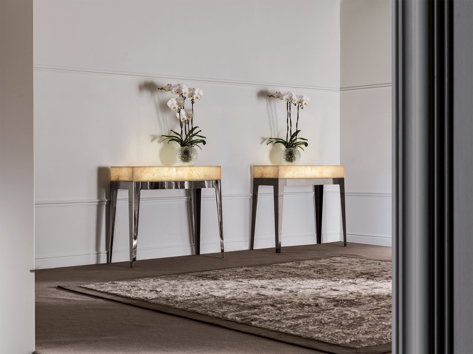Консоль Фабрика LONGHI Gorky Onyx 