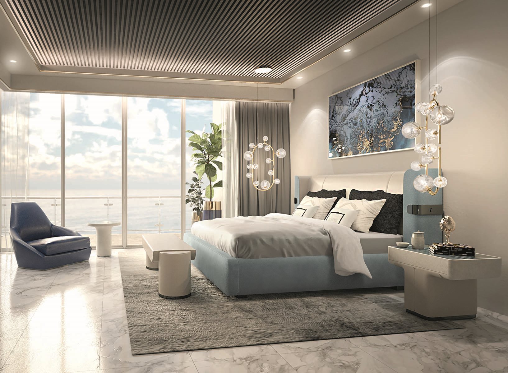 Кровать Фабрика LONGHI Mi bed 