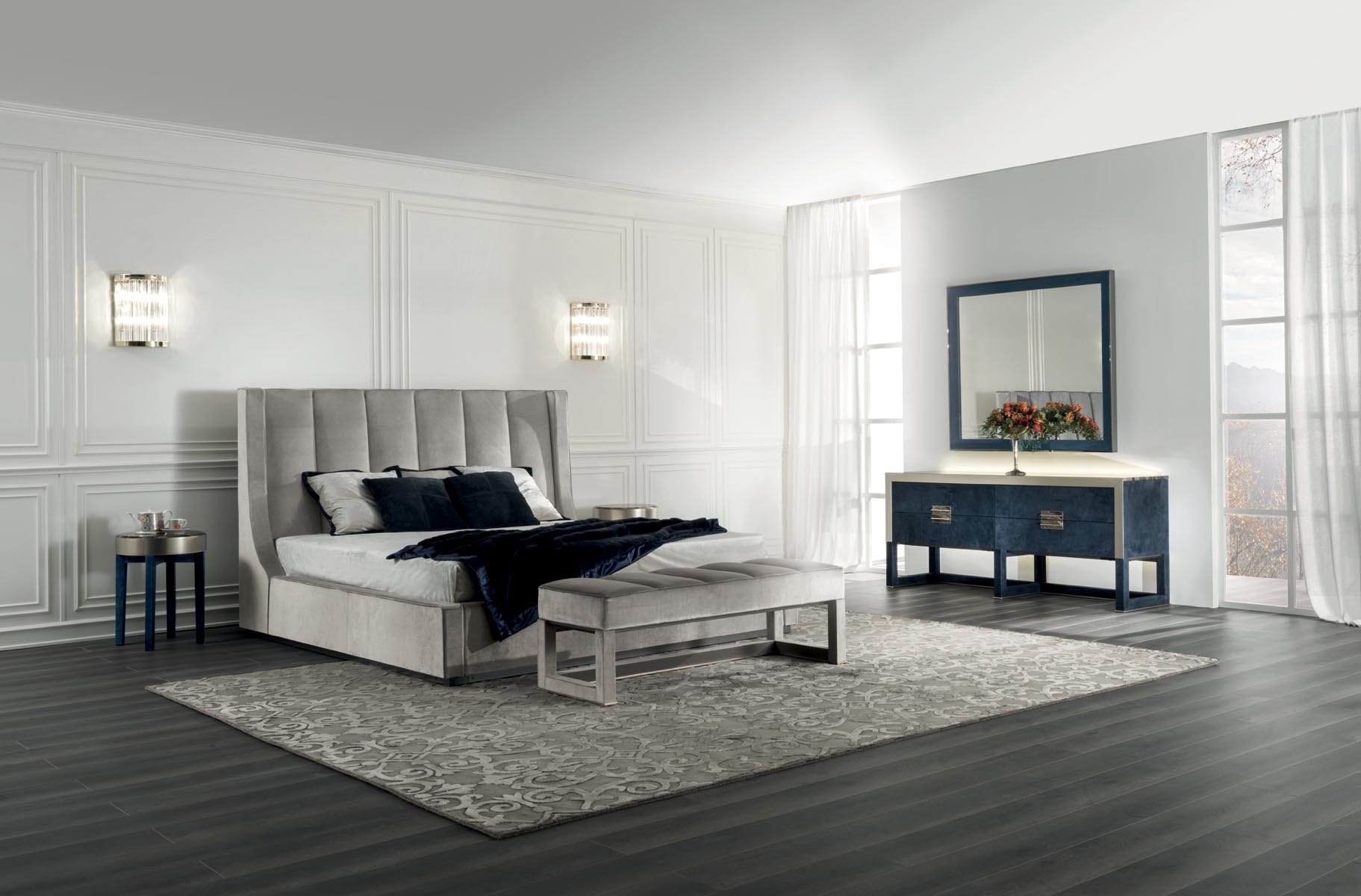 Банкетка Фабрика LONGHI Kubrick bench 