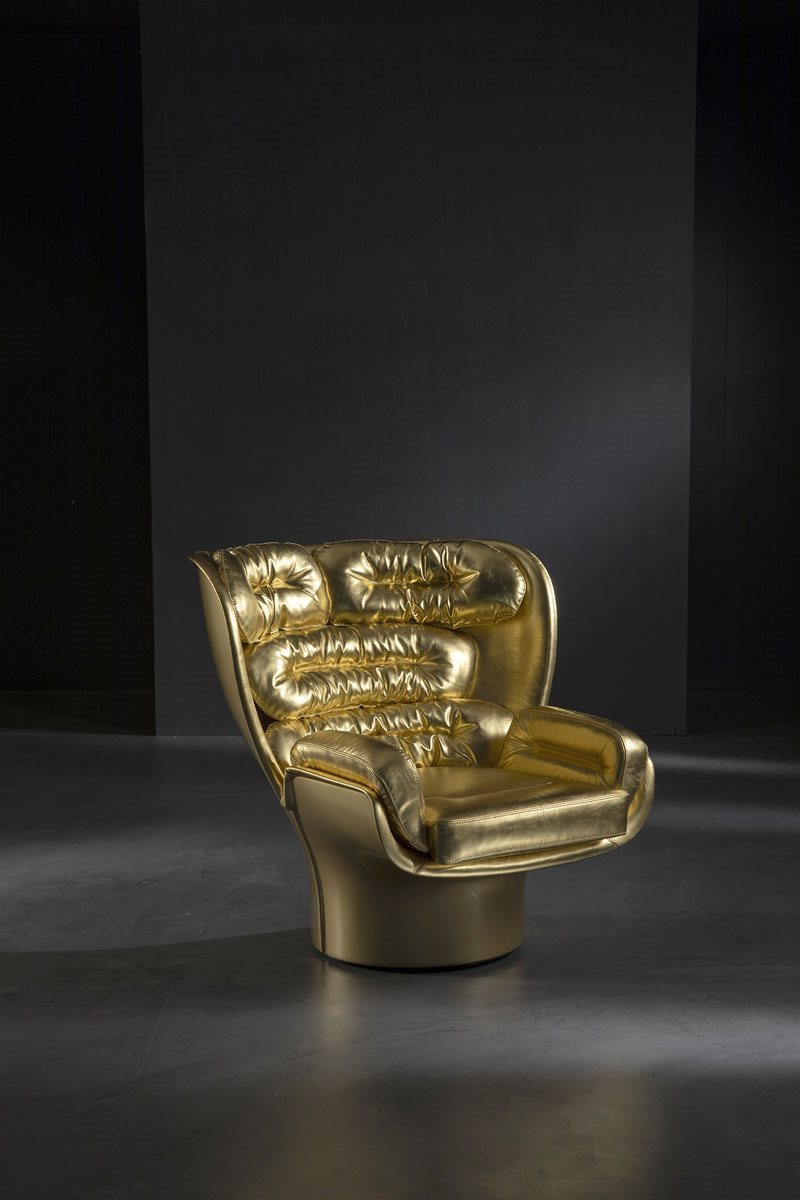 Кресло Фабрика LONGHI Elda Gold 