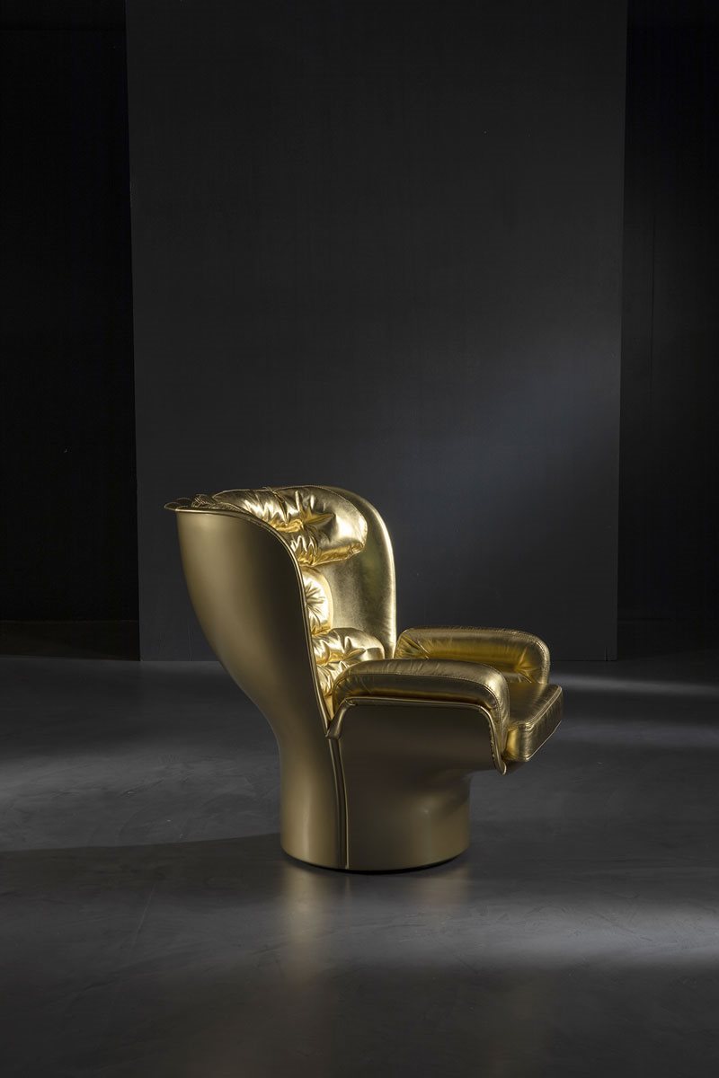 Кресло Фабрика LONGHI Elda Gold 