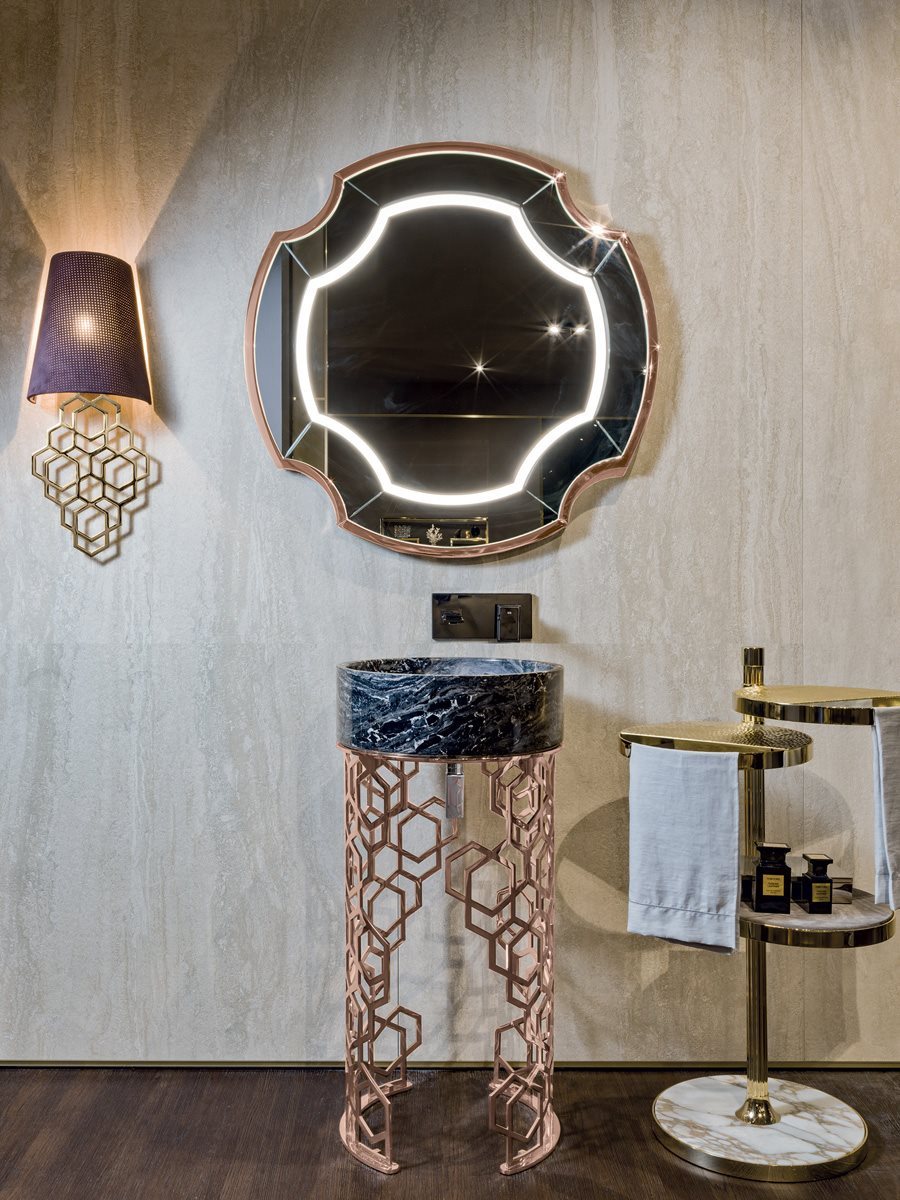 Зеркало Фабрика LONGHI Graydon Light 