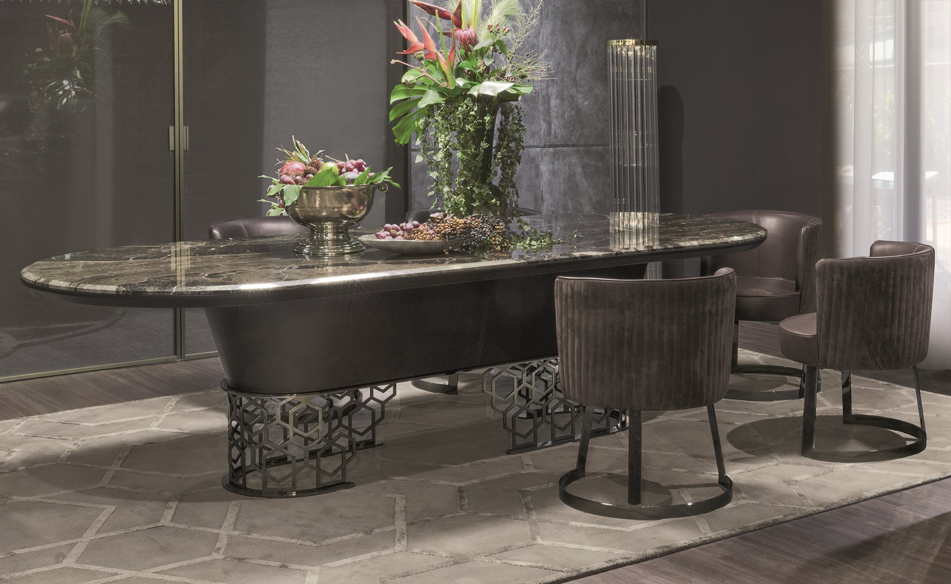 Стол обеденный Фабрика LONGHI Clairmont 