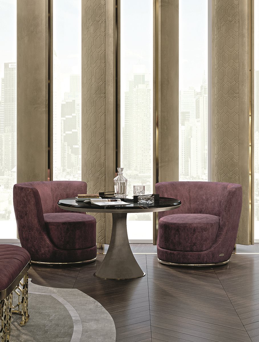 Стол журнальный Фабрика LONGHI David small table 