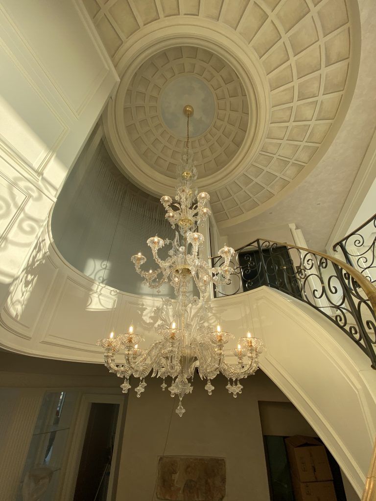 Люстра Renzo del ventisette lampadario di murano 
