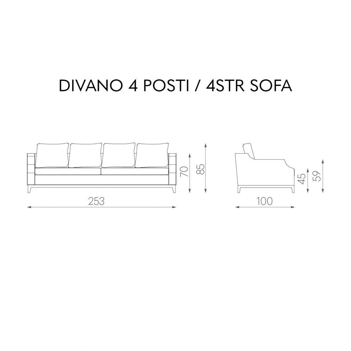 Диван Фабрика TOSCONOVA Moritz dedar sofa 