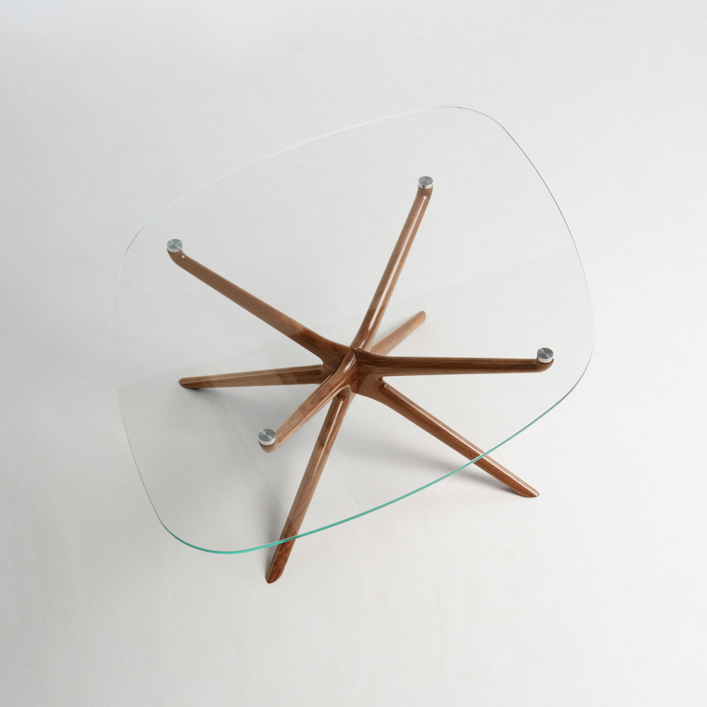 Стол журнальный Фабрика TOSCONOVA Tazio canaletto small table 